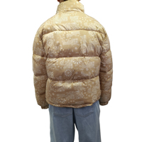 Blouson d'hiver matelassé pour homme, col montant, motif lettres, logo personnalisé, imperméable, respirant, coupe-vent, collection 2022 - Vente en gros à succès