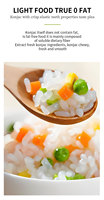 Ready to Eat Keto-Diabetic Friendly Low Glycemic Dried Konjac Rice 24 Bags in Carton
