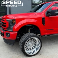 Jantes forgées 24x14 26x16 28x16 8x170 8x180 pour camions, jantes forgées à déport profond polies pour Ford F250 F350 et GMC Sierra 2500HD