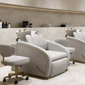 Hochwertiger Blauer Sincoo Waschsessel mit Wassersprühvorrichtung, Verstellbaren Beinen und Anpassbarer Farbe, <span class=keywords><strong>Shampoo</strong></span>-Bett - Product Image 3