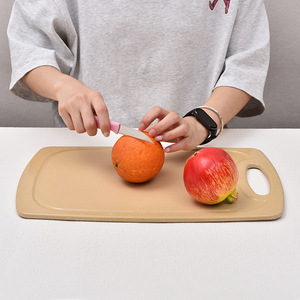 Planche à découper en coque de riz épaissie pour fruits et légumes, planche à découper en paille de blé pour la maison, planche à découper pour couteaux de cuisine, pour bébé - Product Image 4