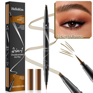 Crayon à sourcils liquide 3D imperméable, anti-transpiration, anti-bavure, à séchage rapide et longue tenue, avec 4 pointes, vente en gros - Product Image 6