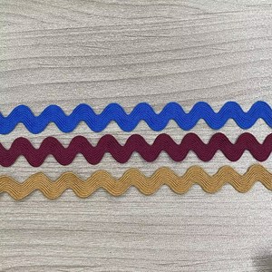 Ruban Ric Rac <span class=keywords><strong>en</strong></span> dentelle à motif zig-zag pour la décoration de vêtements, garniture personnalisée <span class=keywords><strong>en</strong></span> zig-zag - Product Image 6