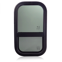 Usines RV fenêtres coulissantes verticales fenêtre de bus de voiture pour Motohome 12*22"