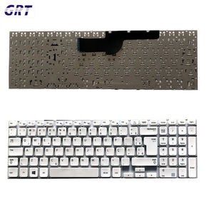 Teclado interno genuino para ordenador portátil, teclado blanco brasileño para <span class=keywords><strong>SAMSUNG</strong></span> NP270E5E NP300E5V NP350V4C <span class=keywords><strong>NP350V5C</strong></span> BR - Product Image 1