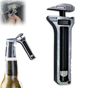 Ouvre-bouteille en alliage, porte-clés, outil multifonction, lame de calibre en alliage de zinc, conception compacte pour une utilisation en extérieur - Product Image 4