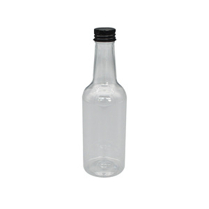 Transparent <b>Plastic</b> <b>Bottle</b> 250ml Pet Screw Cap Cylinder Beverage Packaging - Product Image 5