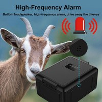 Traceur GPS solaire 30000mAh pour animaux de ferme avec géolocalisation, haut-parleur et surveillance vocale pour chameaux et bovins