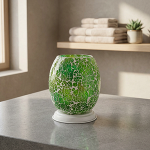 Porte-bougie en verre mosaïque écologique rustique fait main, lampe à thé, bol pour décoration intérieure, mariage, Noël - Product Image 2