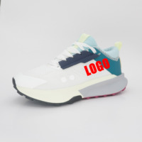 2025 personnalisé léger résistant à l'usure respirant maille baskets pour hommes nouveau Style à lacets chaussures de course tendance de la mode pour la marche