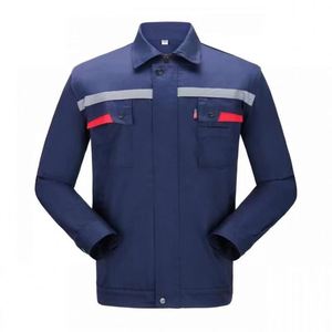 Veste de travail respirante et résistante à l'usure, haute visibilité, réfléchissante, anti-statique, multi-poches, personnalisable avec logo pour le secteur de la construction - Product Image 2