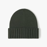 Bonnet ajusté de luxe en laine côtelée avec broderie personnalisée, unisexe, pour le ski et les sports d'hiver