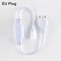 Connecteur de barre lumineuse haute tension 220v/110v, prise pour bande lumineuse LED, compatible avec les bandes lumineuses LED COB et SMD 2835 5050 5730