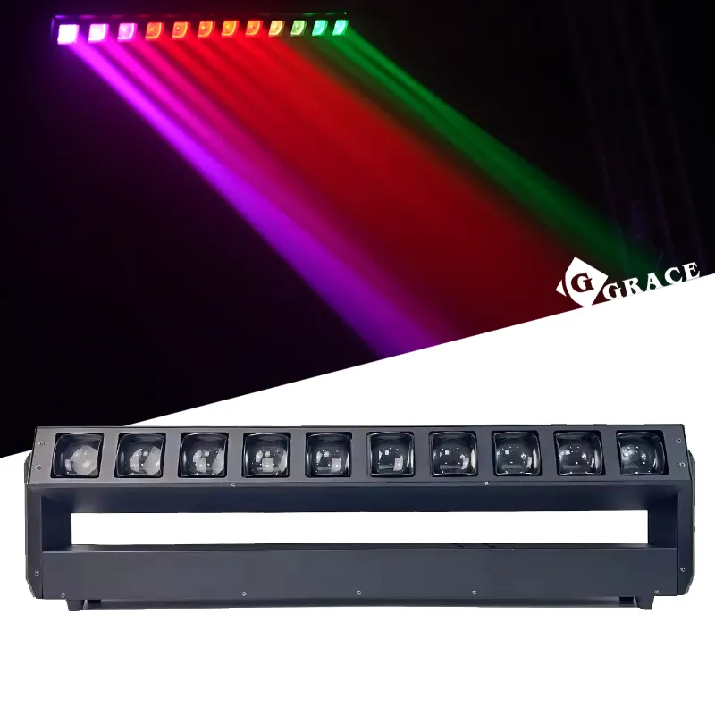 Igracelite 10*40W LED RGBW işın yıkama hareketli kafa DMX512 kontrol kulübü DJ ekipmanları sahne aydınlatma