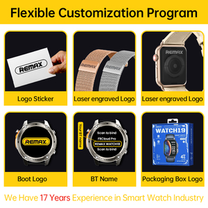 Smartwatch Remax Impermeabile con 100+ Modalità Sportive, Schermo Touchscreen Completo da 1,83 Pollici, <span class=keywords><strong>Fitness</strong></span> <span class=keywords><strong>Tracker</strong></span>, Risposta/Effettua Chiamate, per Uomini e Donne - Product Image 2