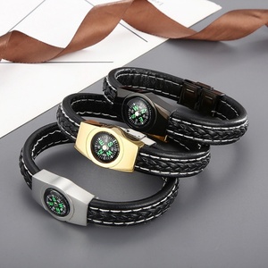 Pulsera de Supervivencia con Brújula de Acero Inoxidable, Diseño Nuevo 2024, Venta al Por Mayor - Product Image 2