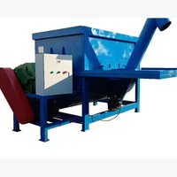 Nouvelle machine à mélanger le substrat de compost et d'engrais horizontale 1000KG 2000L, mélangeur de substrat pour champignons, mélangeur de terre multifonctionnel à ruban