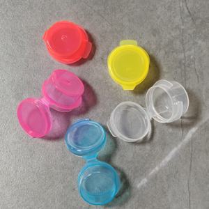 <span class=keywords><strong>Mini</strong></span> <span class=keywords><strong>PP</strong></span> Kunststoff Flip Top Glas 3g/5g/10g Konzentrat Kosmetik Spender flasche mit Easy Open End Siebdruck Oberfläche Safecare - Product Image 3