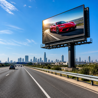 Affichage LED extérieur durable OEM P5, résolution 8K, lisible en plein soleil, épissage sans soudure, 960x960mm, étanche IP65, pour autoroute
