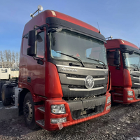 Camion tracteur d'occasion 6x4 460HP FAST 12MT, essieu à ressorts à lames, toit surélevé, FOTON Auman GTL 2021, remis à neuf officiellement, garantie de 6 mois