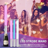3 Couleur Rechargeable Flash Stick Champagne Bouteille Service LED Strobe Baton LED Sparkler lumière Pour présentateur de vin Bar Club Décor
