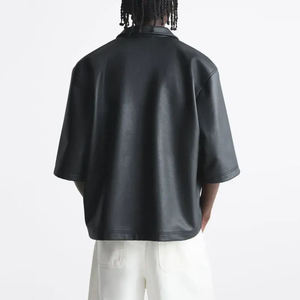 <span class=keywords><strong>Camicia</strong></span> da uomo con chiusura a cerniera con logo con applicazioni personalizzate con ricamo e logo con cerniera <span class=keywords><strong>camicia</strong></span> da uomo - Product Image 3