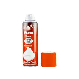 Proveedores de China Espuma de afeitar limpiadora Venta al por mayor 200ml Crema de afeitar Espuma Spray