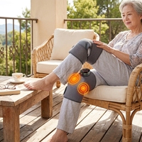 Masseur de jambes à compression d'air avec impulsions EMS pour le bien-être quotidien, personnalisable avec logo – Offre Spéciale