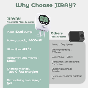 Système d'irrigation programmable pour 30 plantes en pot, 98 pieds, double pompe, minuterie numérique, arroseur automatique pour l'entretien du jardin à domicile - Product Image 4