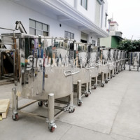 1000L Edelstahlbehälter, Flüssigkeits-/Wasserspeicherbehälter, Flüssigkeitssilo
