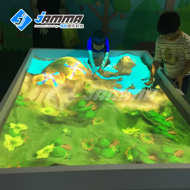 2025  Best-Selling 3D Interactive Projection Game Projector AR Sandbox Table for Indoor Kids Kindergarten Amusement Park