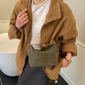 Sac à main pour <span class=keywords><strong>femme</strong></span> en cuir PU et daim, sac bandoulière, sac à main pour <span class=keywords><strong>femme</strong></span>, luxe - Product Image 3
