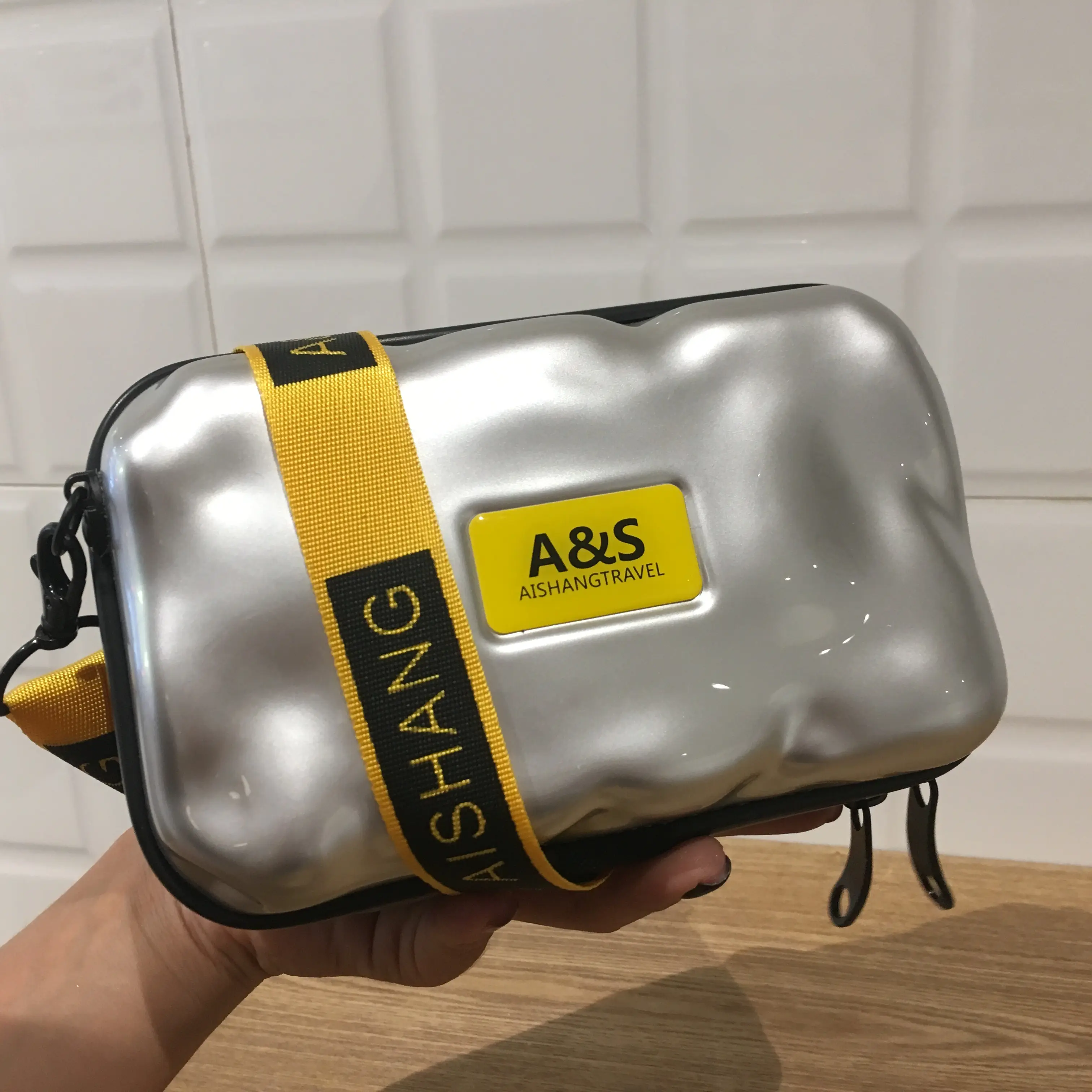 Wholesale Stylish Waterproof ABS + PC Multifunction化粧品Bag