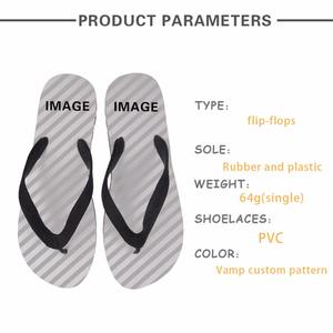 Nuevas llegadas, zapatillas antideslizantes informales con estampado Tribal tradicional polinesio con logotipo personalizado, Sandalias planas con tapa para la playa, <span class=keywords><strong>zapatos</strong></span> de playa para mujer - Product Image 3