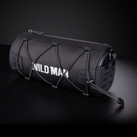 WILDMAN GX300 Sacoche de guidon de vélo à libération rapide 2L en PU imperméable pour accessoires de vélo électrique