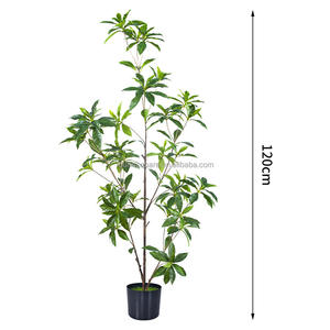 ต้นปาล์มกล้วยปลอม PVC ปลูกในกระถาง สีเขียว ขนาด 2-8 ฟุต สำหรับตกแต่งภายในและภายนอกอาคาร เป็นมิตรกับสิ่งแวดล้อม ใช้งานได้ยาวนาน - Product Image 6