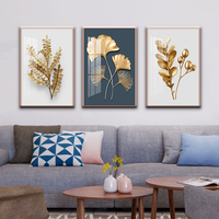 Ensemble d'art mural style nordique, peinture minimaliste, décoration de fond de canapé pour salon, décoration intérieure, facile à accrocher, multi-panneaux