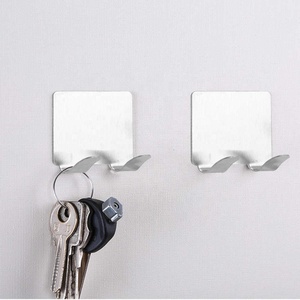 Gancho para Puerta de Pared, 1 Pieza, Ganchos de Acero Inoxidable, Autoadhesivos, Sin Rastro, Gancho Adhesivo Impermeable - Product Image 4