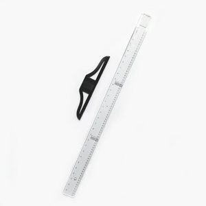 Regla Cuadrada Transparente en Forma de T, de Plástico, Métrica, Removible, de 75 cm, para Medir - Product Image 4