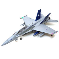 Modèle électrique de chasseur F/A-18 Hornet FMS 80 mm à conduite, télécommande, assemblage, avion à voilure fixe