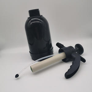 Boquilla de cuatro orificios resistente a ácidos y álcalis, inyector de plástico negro para botella de spray mecánico, 24 mm de longitud, YL SKPT - Product Image 3