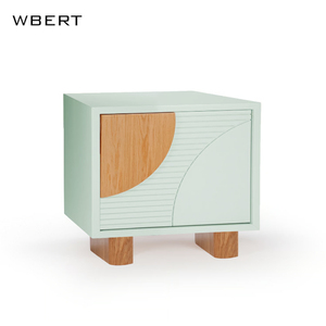 ตู้ข้างเตียง wbert สไตล์นอร์ดิกตู้ไม้ด้านข้างทันสมัยสำหรับบ้านห้องนั่งเล่นโรงแรมใช้ตัวอย่างสีสร้างสรรค์สำหรับห้องนอน - Product Image 3