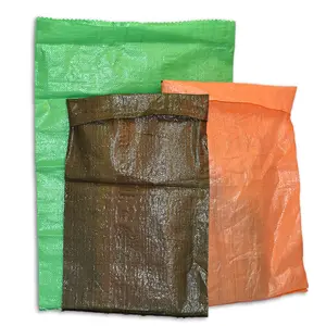 Polypropylene pp garbage bag exported to peru russia cheap high quality poly sand sack 25kg 50kg