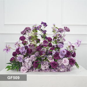 DKB Guirlande florale artificielle en soie pour mariage, Nouvel An chinois, Pâques, décoration de fond d'allée - Écologique - Product Image 3