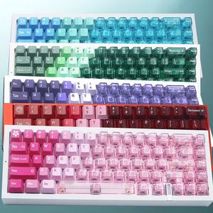 <span class=keywords><strong>Teclado</strong></span> Mecánico Magnético de Alta Gama con Teclas PBT Sublimadas con Diseño de Montaña Nevada de Hawái, Juego Completo Pequeño, Impresión por Sublimación en PC, Original de Fábrica - Product Image 5