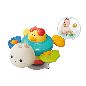 <span class=keywords><strong>Jouet</strong></span> de <span class=keywords><strong>bain</strong></span> <span class=keywords><strong>pour</strong></span> bébé 2 en <span class=keywords><strong>1</strong></span>, animal suceur, tortue en plastique souple, toupie <span class=keywords><strong>pour</strong></span> les enfants de 2 à 4 ans, unisexe - Product Image 1