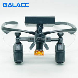 5x Lupas dentales Lupa binocular quirúrgica Ángulo diédrico de 45 grados con lupa de faro Led desmontable de 5W para cirugía - Product Image 2