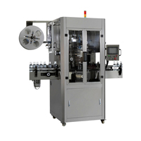 Machine d'étiquetage automatique de haute technologie SUS304 pour manchons thermorétractables en PVC pour l'emballage du verre et du bois
