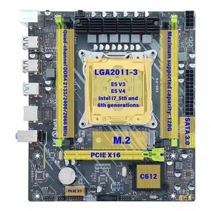 X99 เมนบอร์ดคอมพิวเตอร์ LGA2011-3 Xeon Quad-channel DDR4 SATA3.0 NVME M.2 X99 เมนบอร์ด - Product Image 2