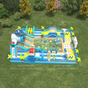 Terrain de jeu gonflable de parc d'attractions d'équipement de location extérieur commercial de partie Offre Spéciale - Product Image 3